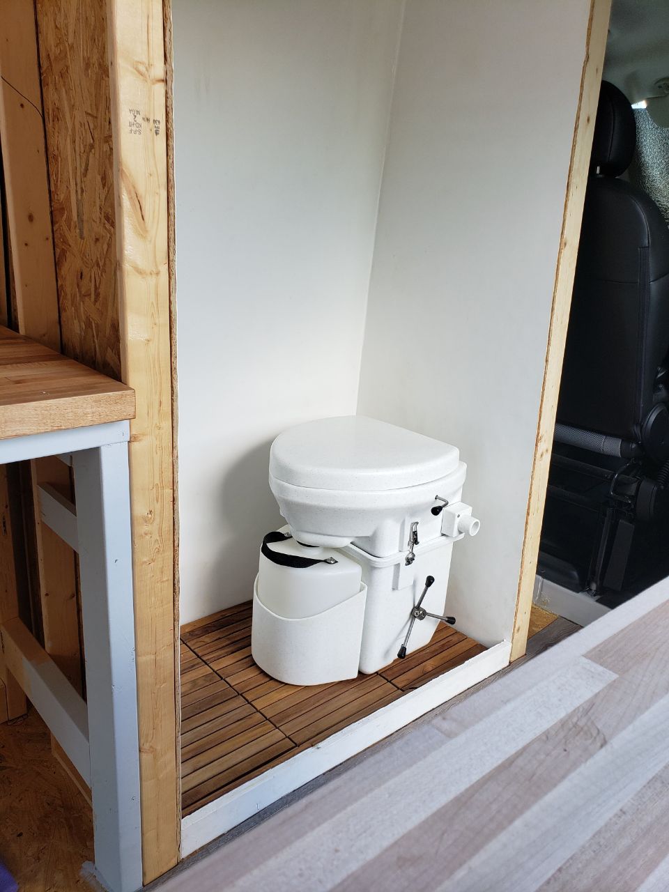 Nature's Head composting toilet